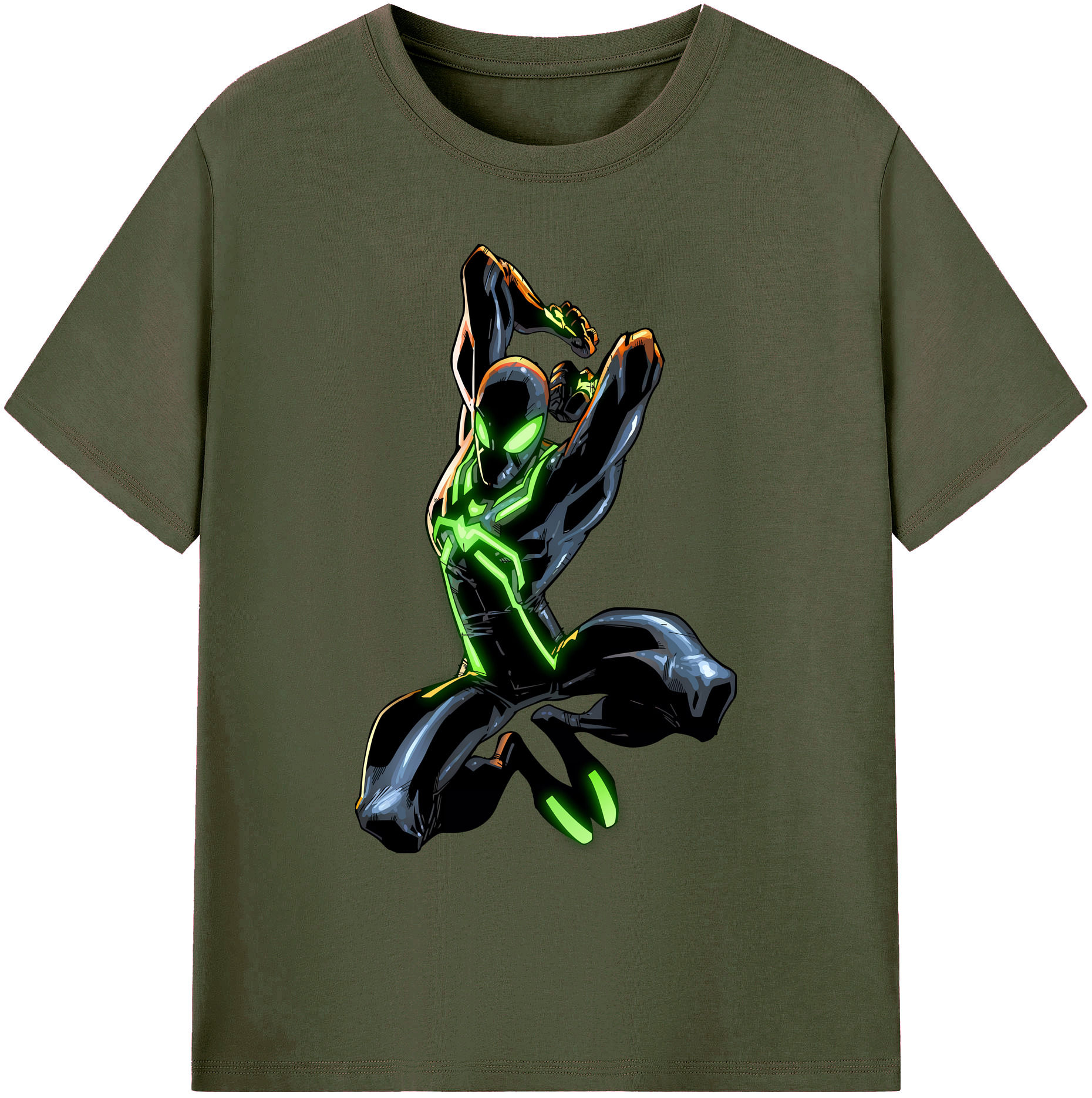 （画像用） Spider Man スパイダーマン 綿100％ メンズ半袖Tシャツ｜肌触りやわらか＆通気性